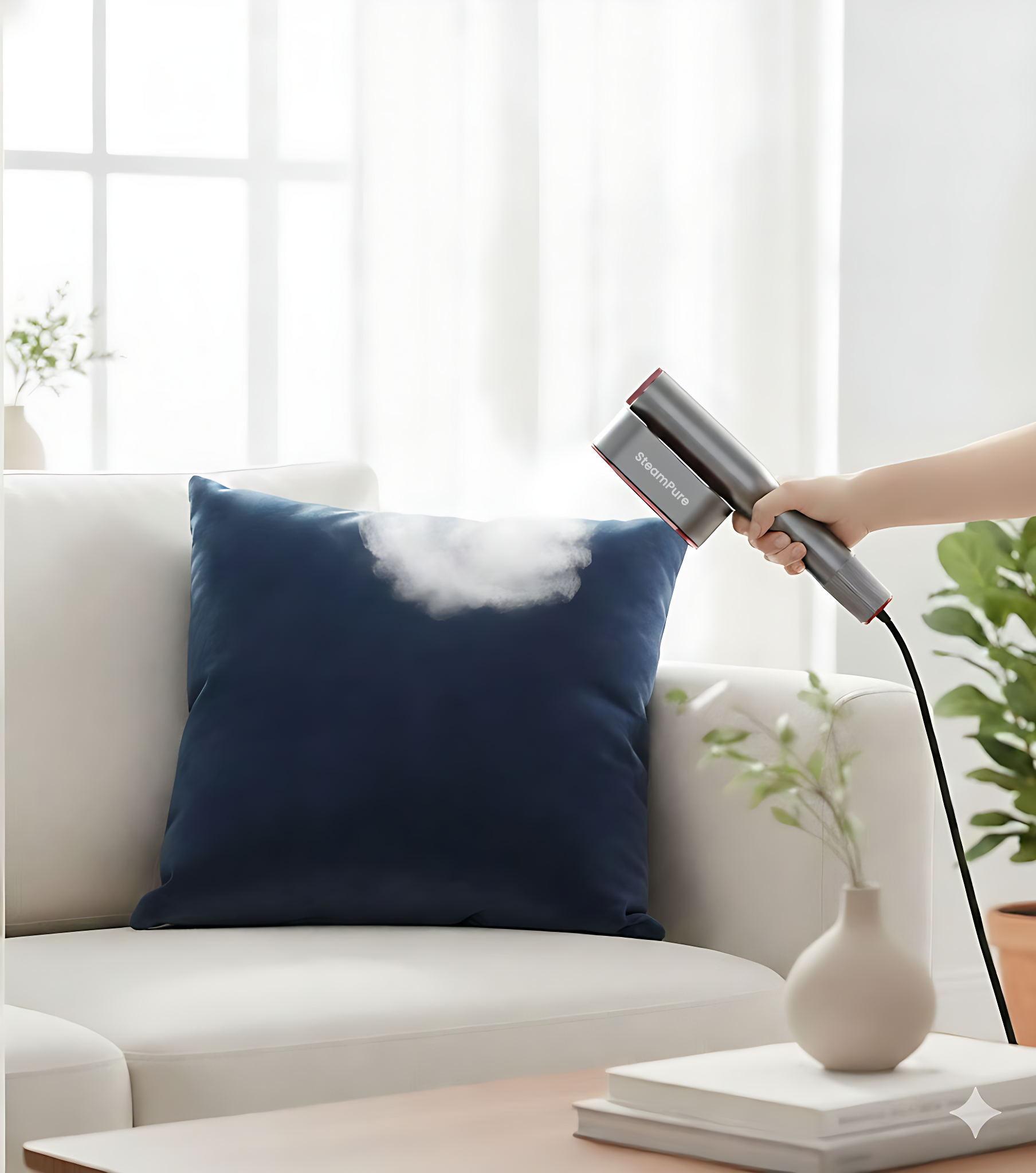 SteamPure 2 in 1 Portable Garment Steamer