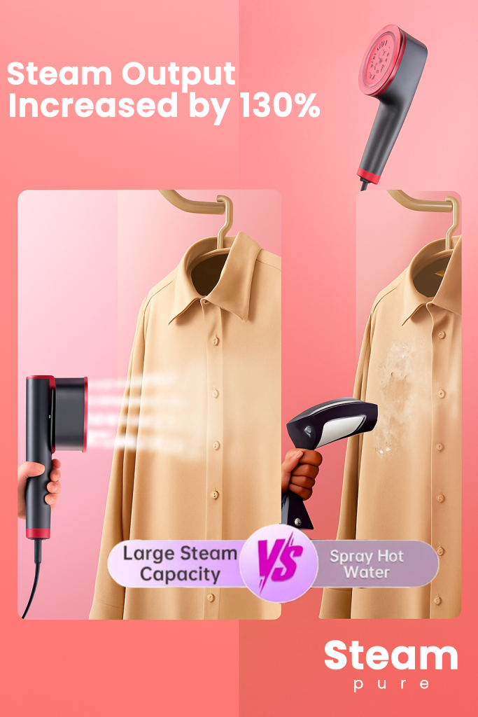 SteamPure 2 in 1 Portable Garment Steamer